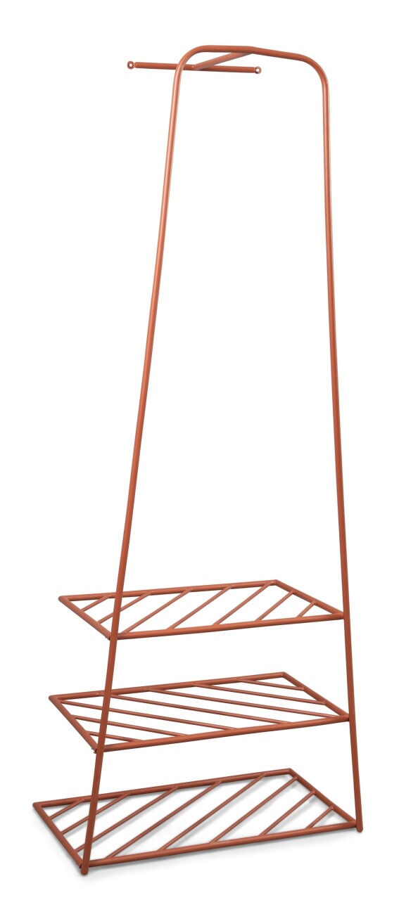 Garderobe Nizza 3 Rostfarbe Metall