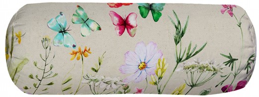Nackenrollen Blumenwiese Polyester bunt