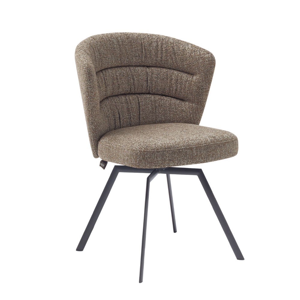 Stuhl Capri braun Stoff