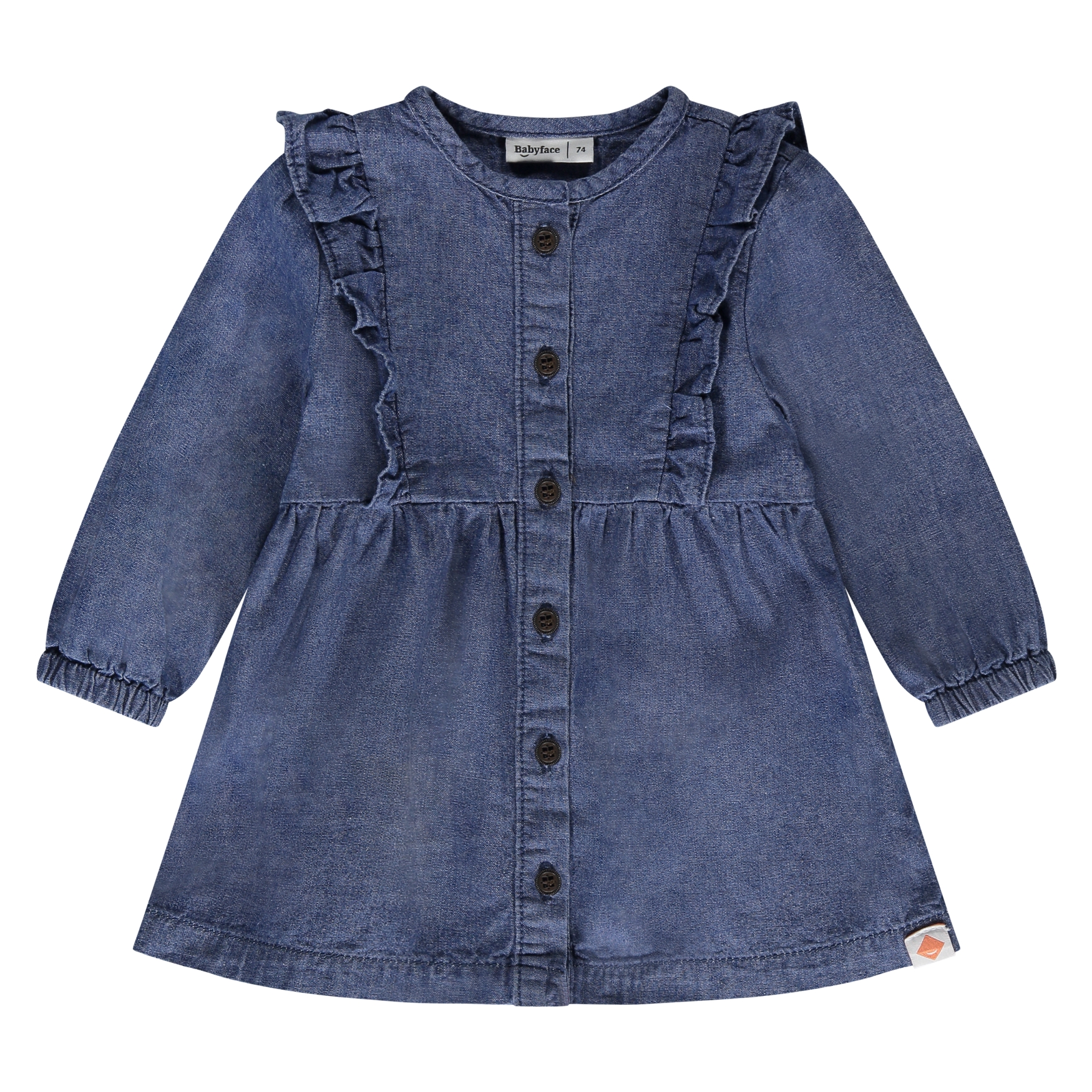 Kleid Babyface blau Baumwolle Polyester
