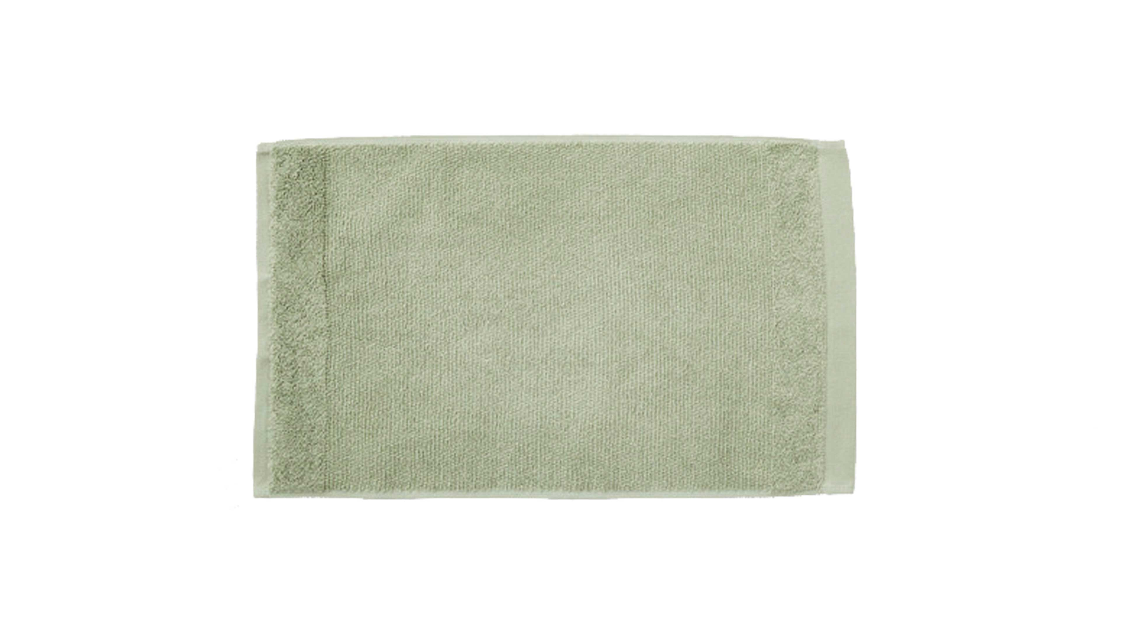 Gästehandtuch Interliving 9108 Iceberg Green Baumwollgewebe