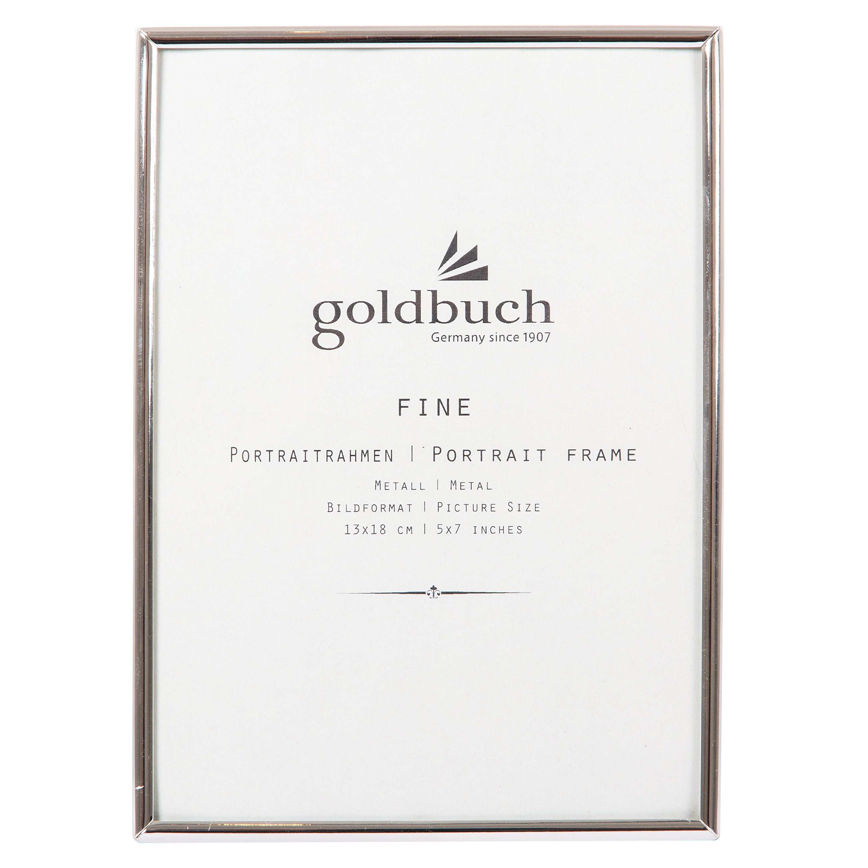 Bilderrahmen Fine silber Metall