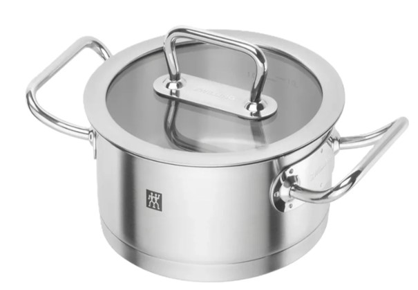 Bratentopf Pro silber Metall