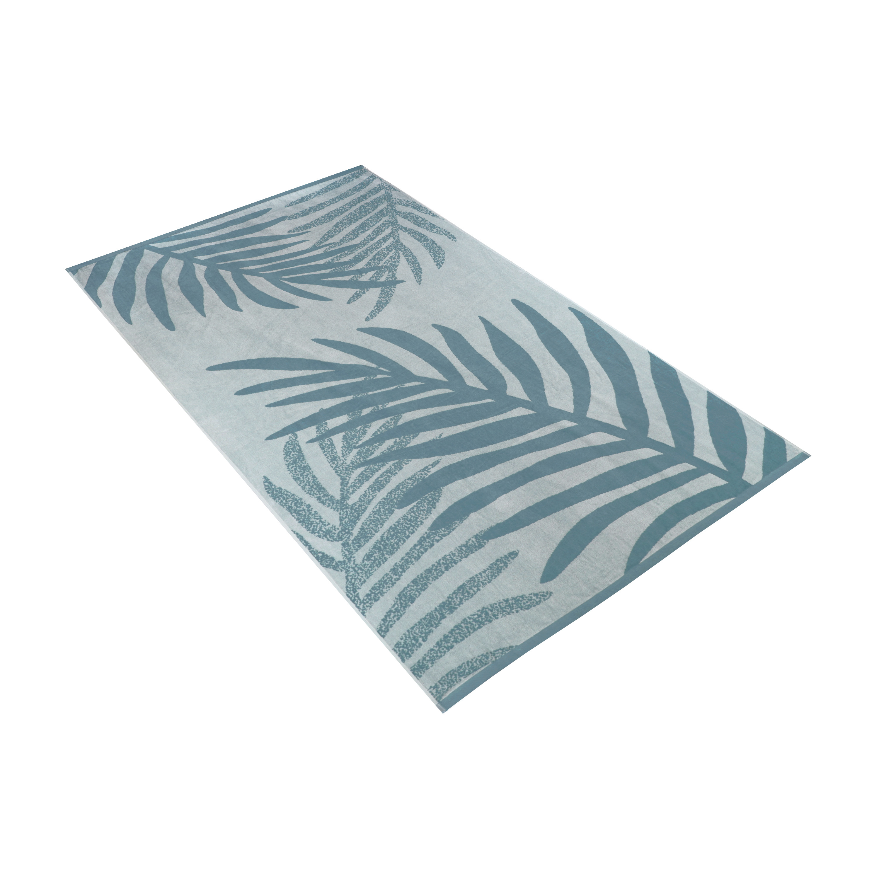 Strandtuch Palm Paradise grau Baumwolle