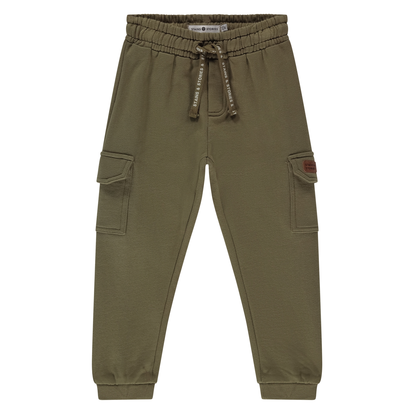 Pantaloni Boys Babyface in cotone verde