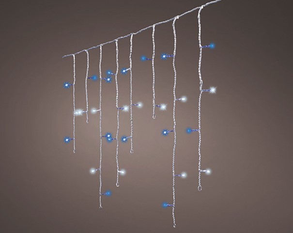 LED Icelight mit Twinkle Effekt blau/weiß PVC