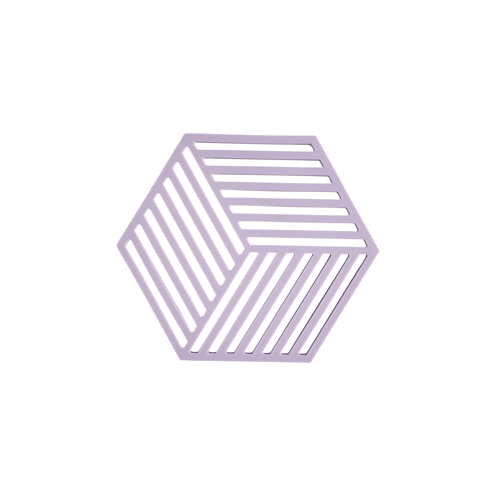 Untersetzer Hexagon lila Silikon