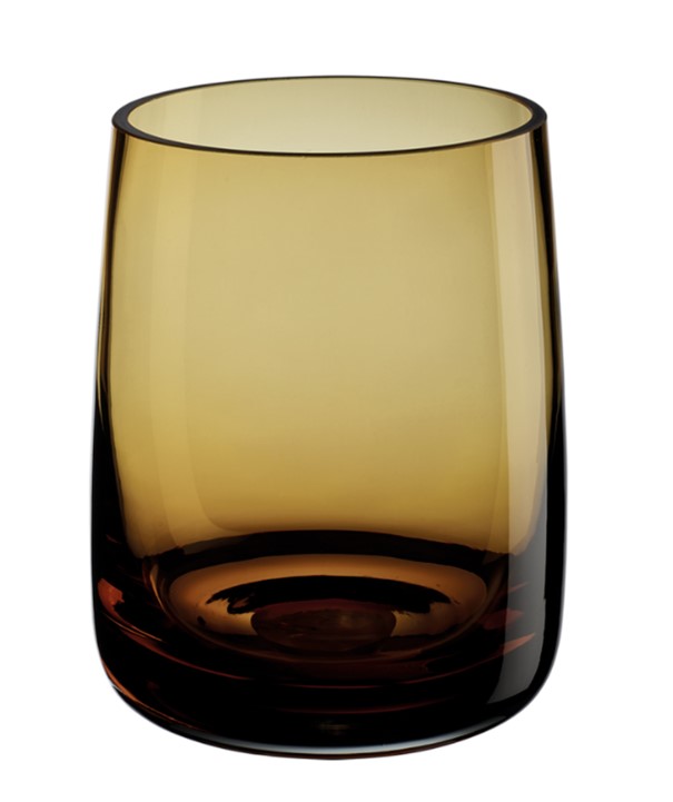 Vase Ajana gelb Glas