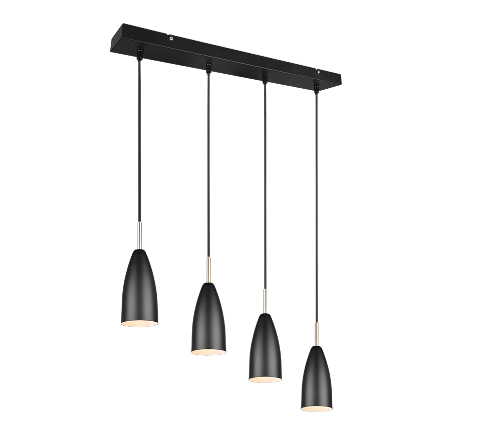 Pendelleuchte Farin schwarz matt Metall