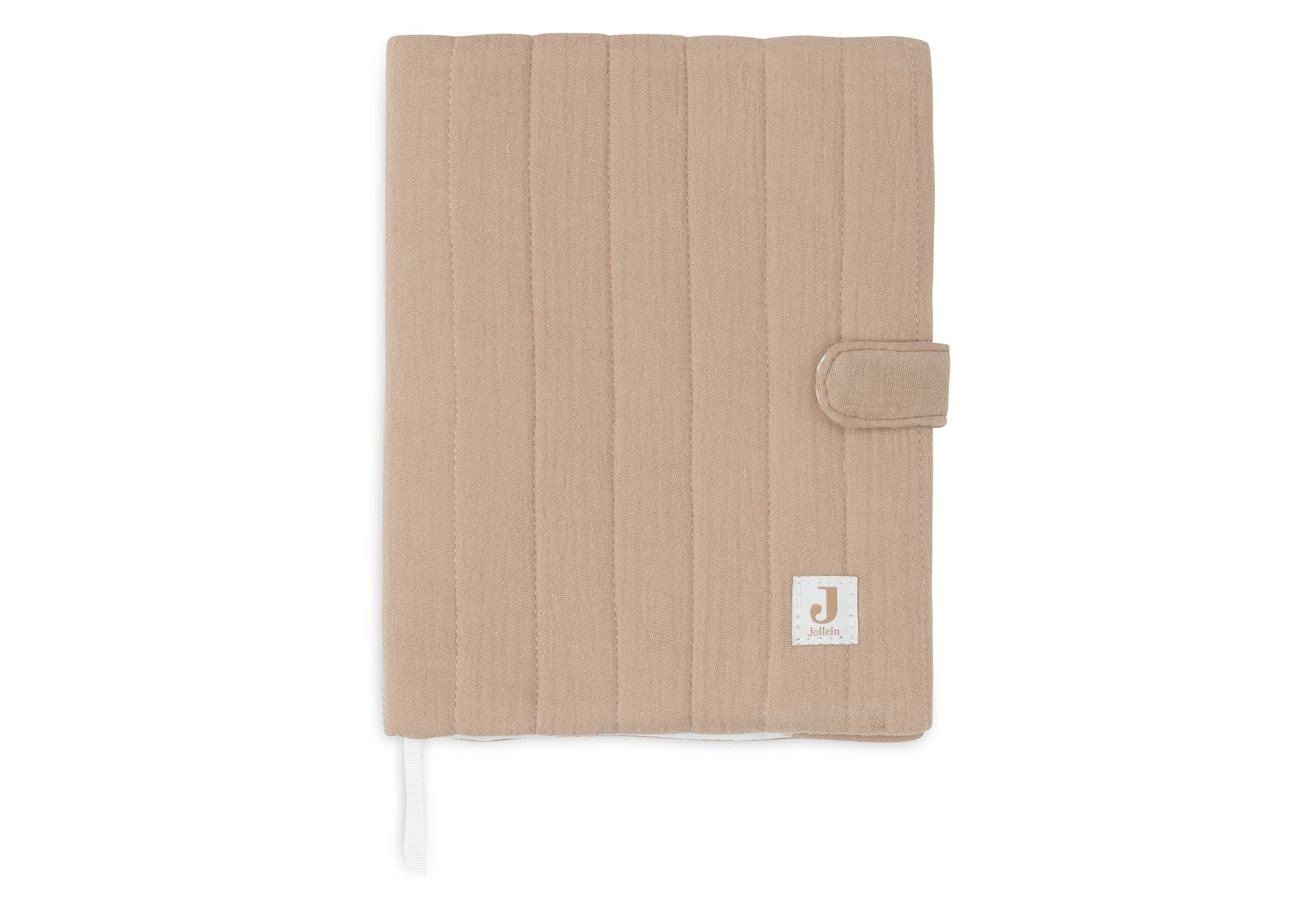 U Heft Hülle Basics braun Baumwolle