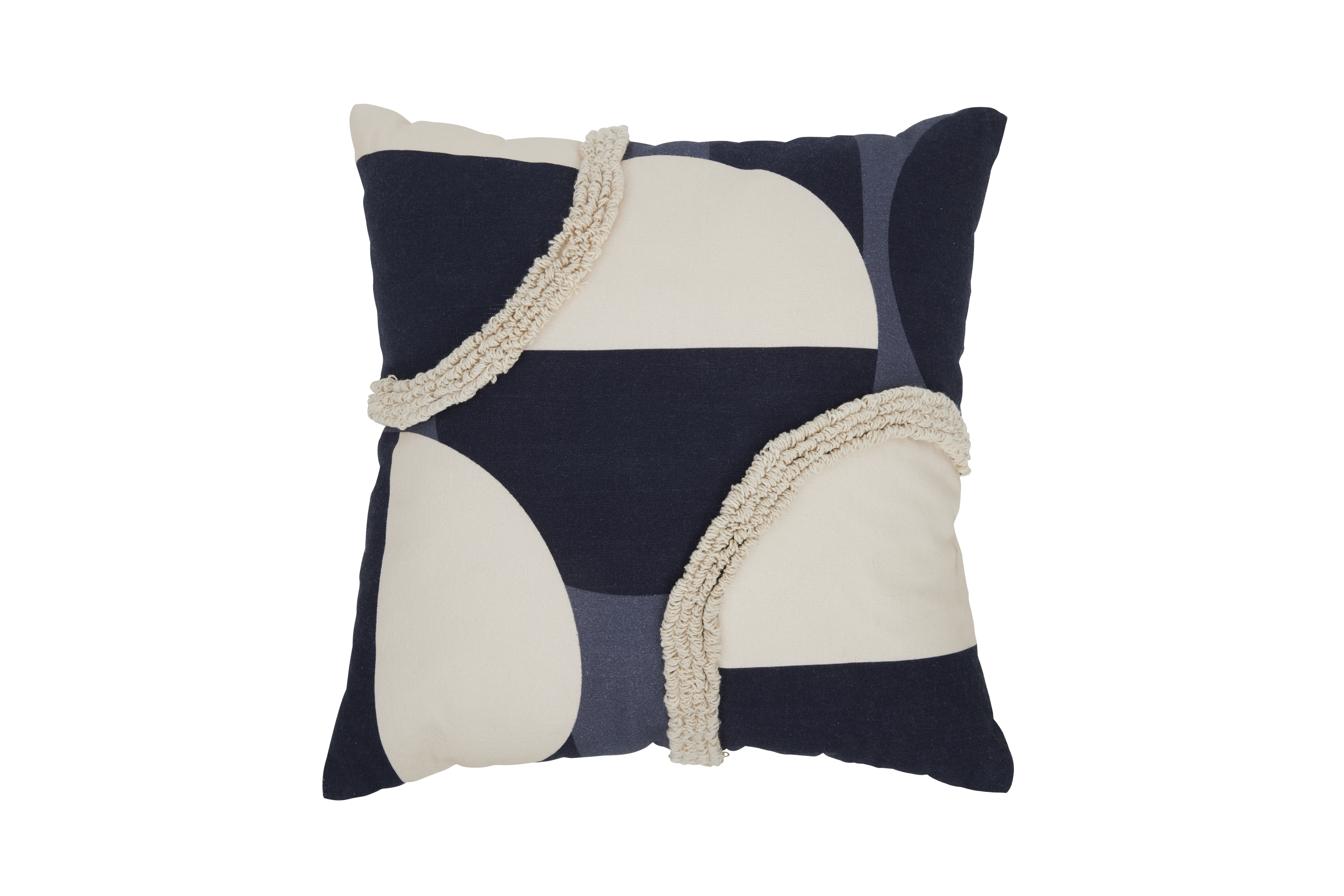 Copricuscino Roomio n. 9407 cotone nero beige