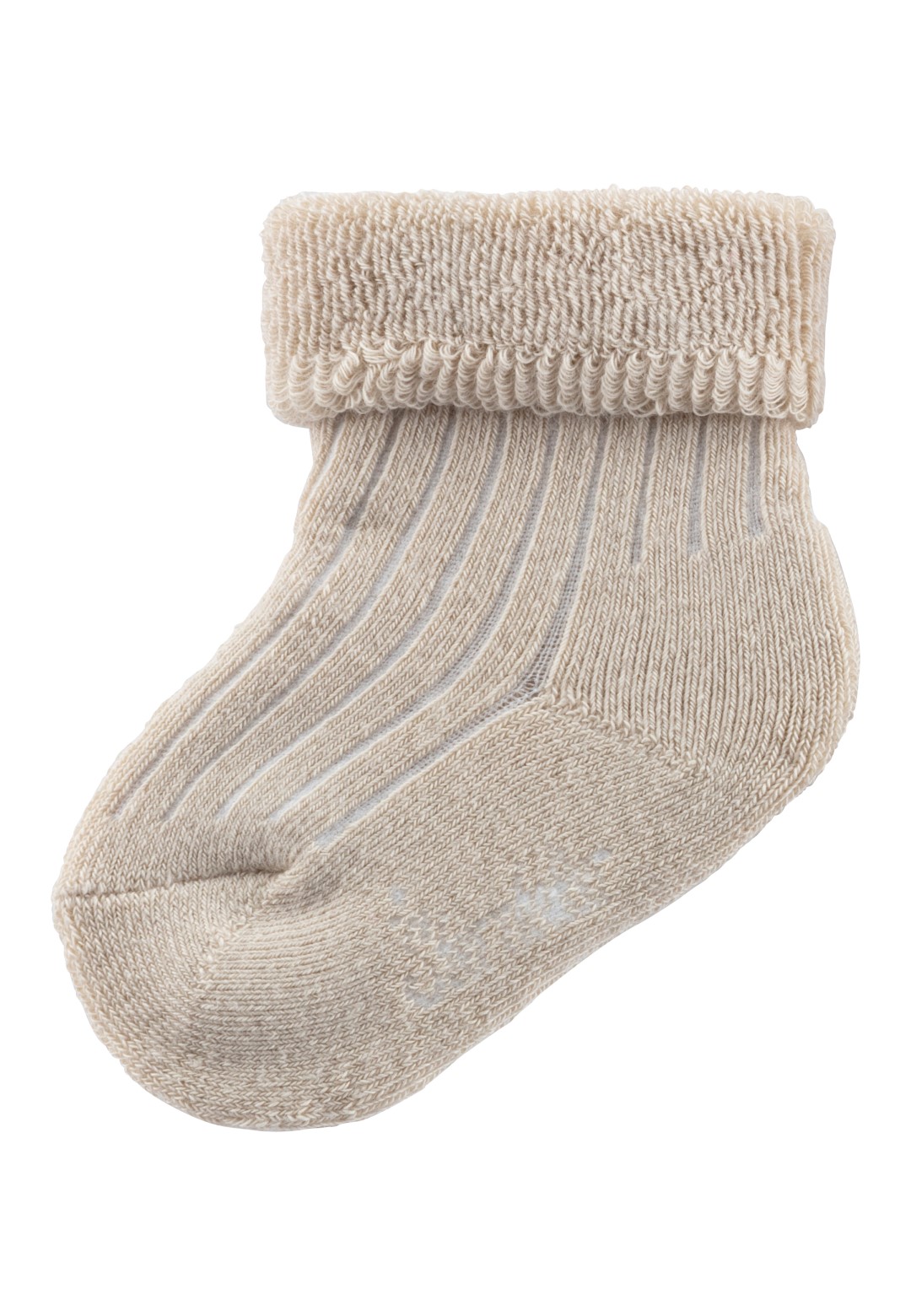 Baby Socken Uni beige Baumwolle Polyamid Elasthan