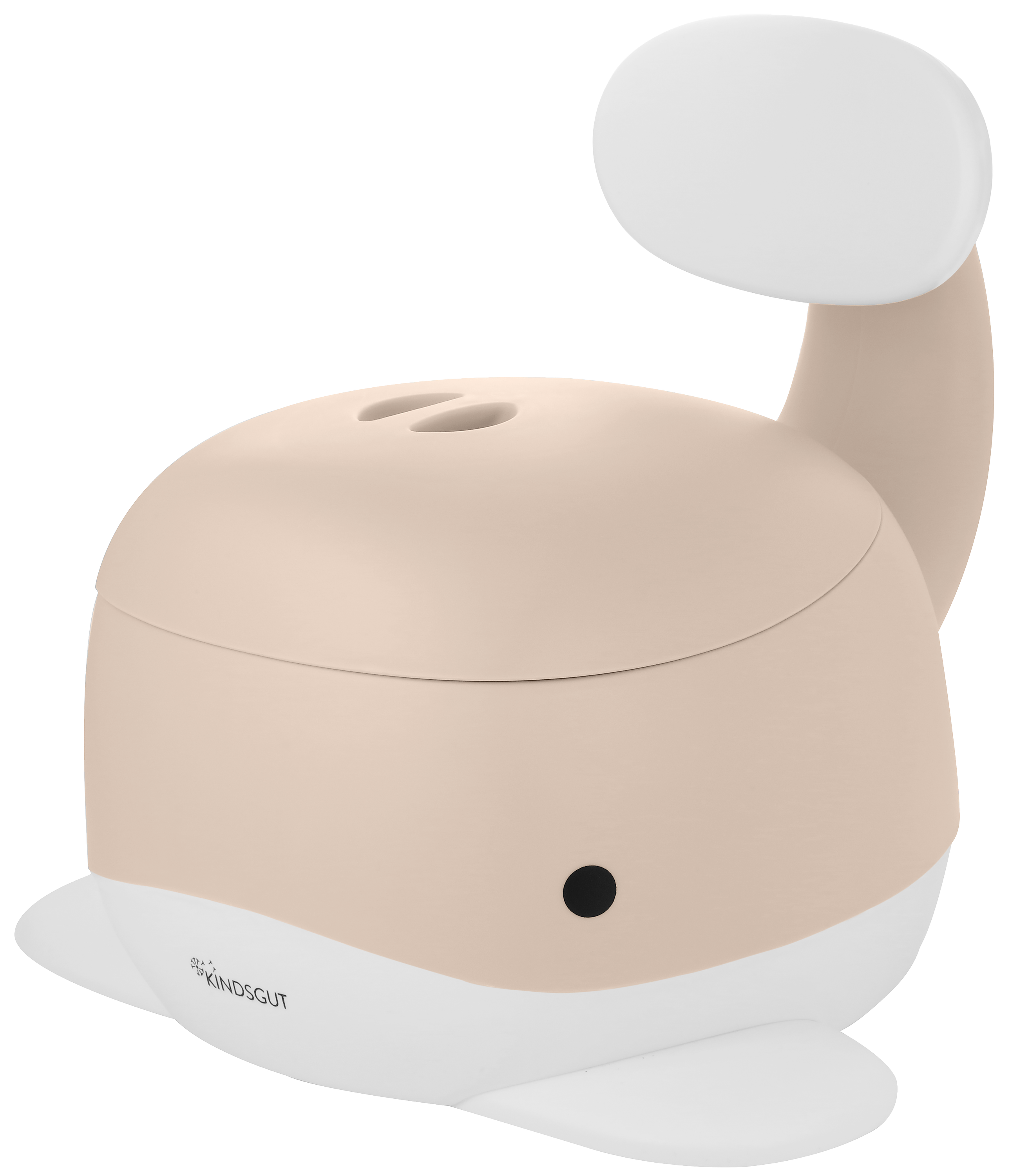Vasino per bambini balena Kindsgut plastica beige