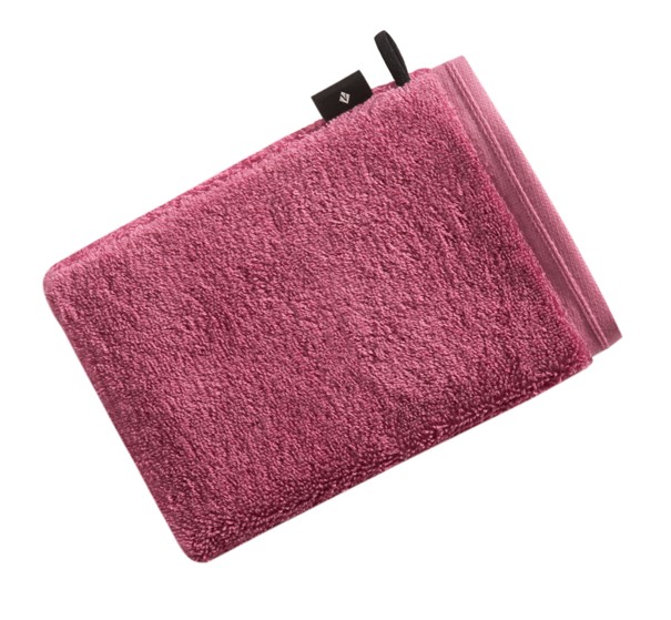 Waschhandschuh Vegan Life rosa Frottee
