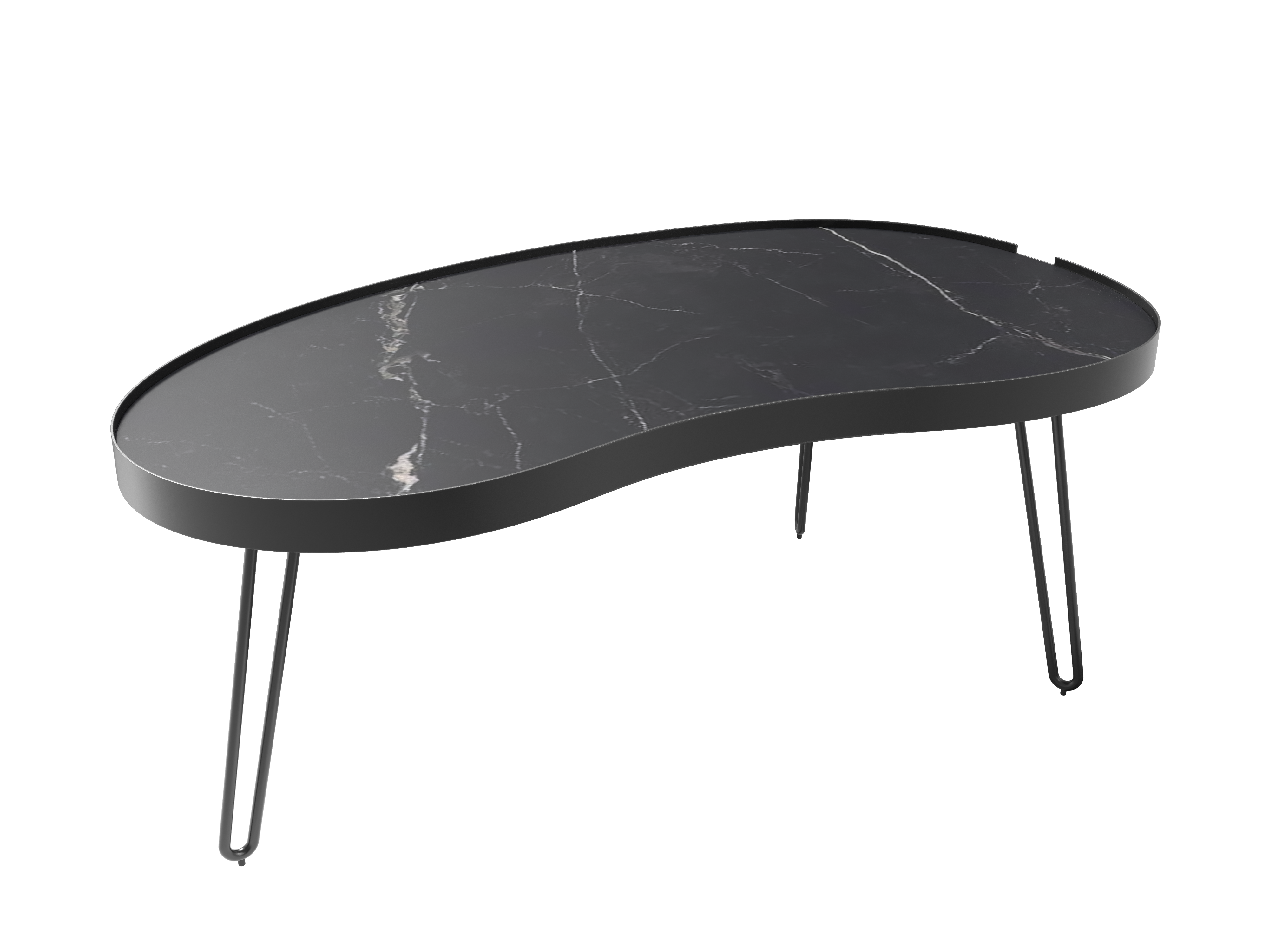 Couchtisch Interlagos Black schwarz Keramik