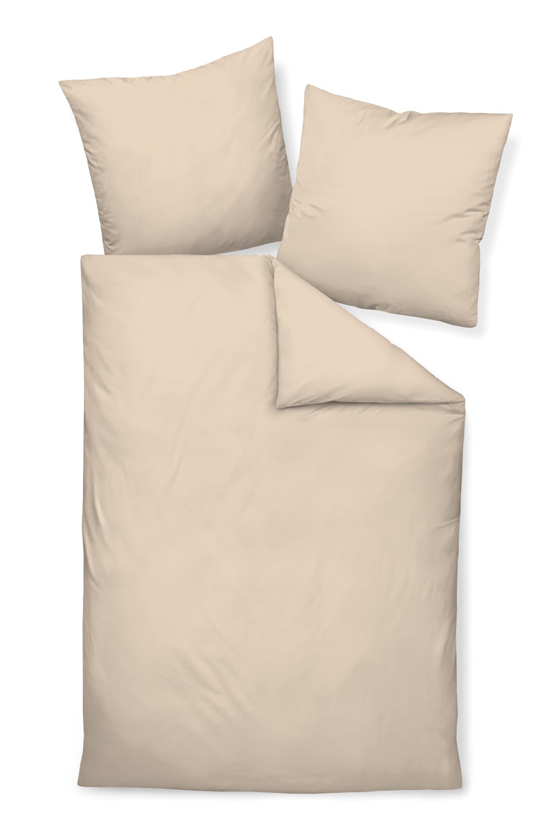 Bettwäsche Colors sand Mako-Satin