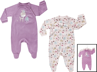 Pigiama in cotone viola Spiss