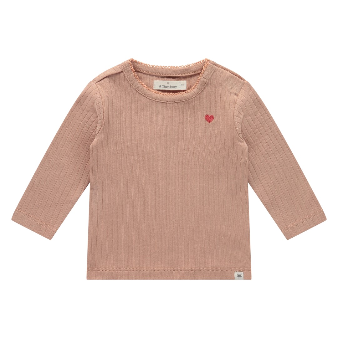 Langarmshirt Babyface orange Baumwolle Modal Elasthan
