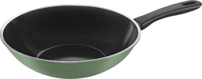 Wok Caprera alluminio verde