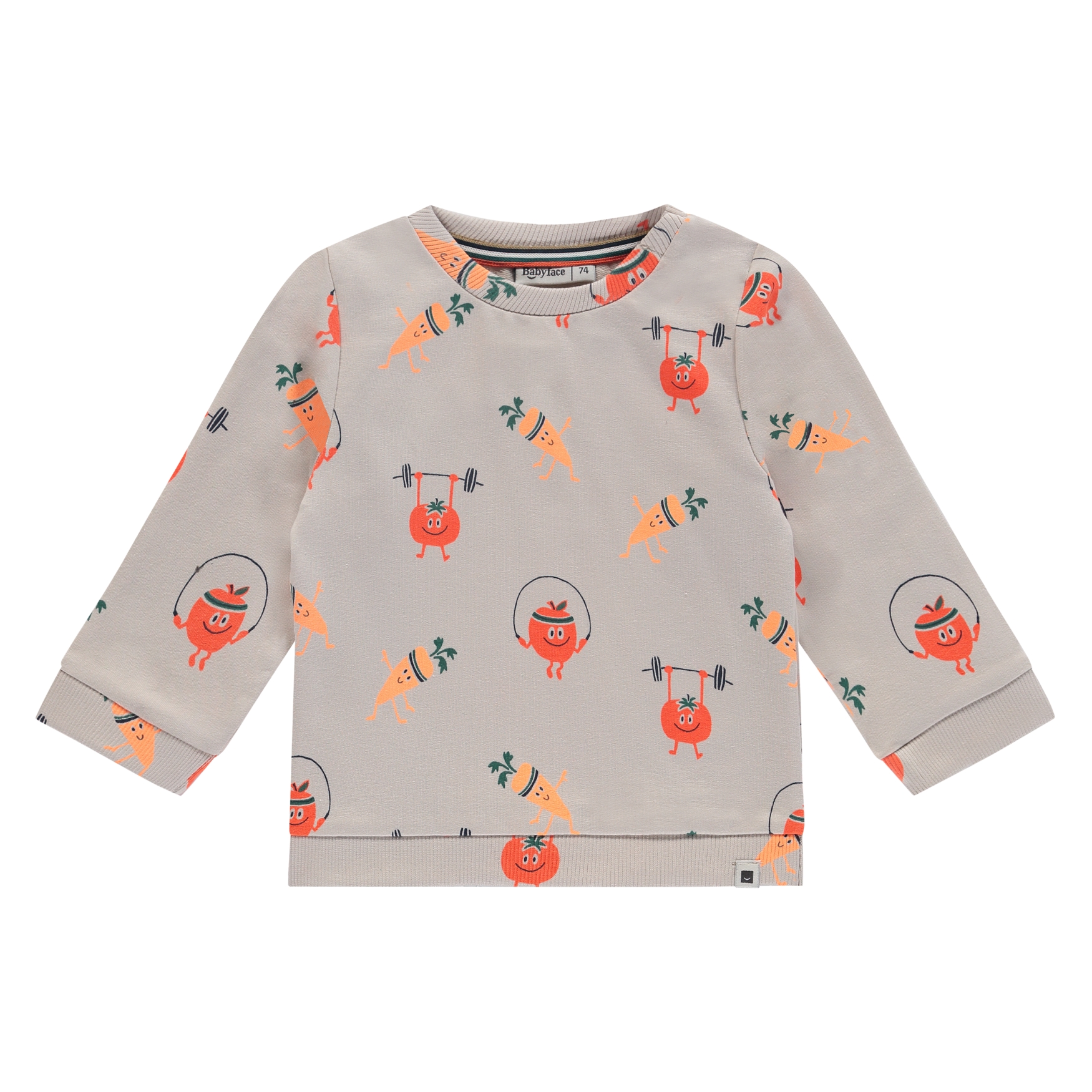Pullover Babyface beige Baumwolle Elasthan