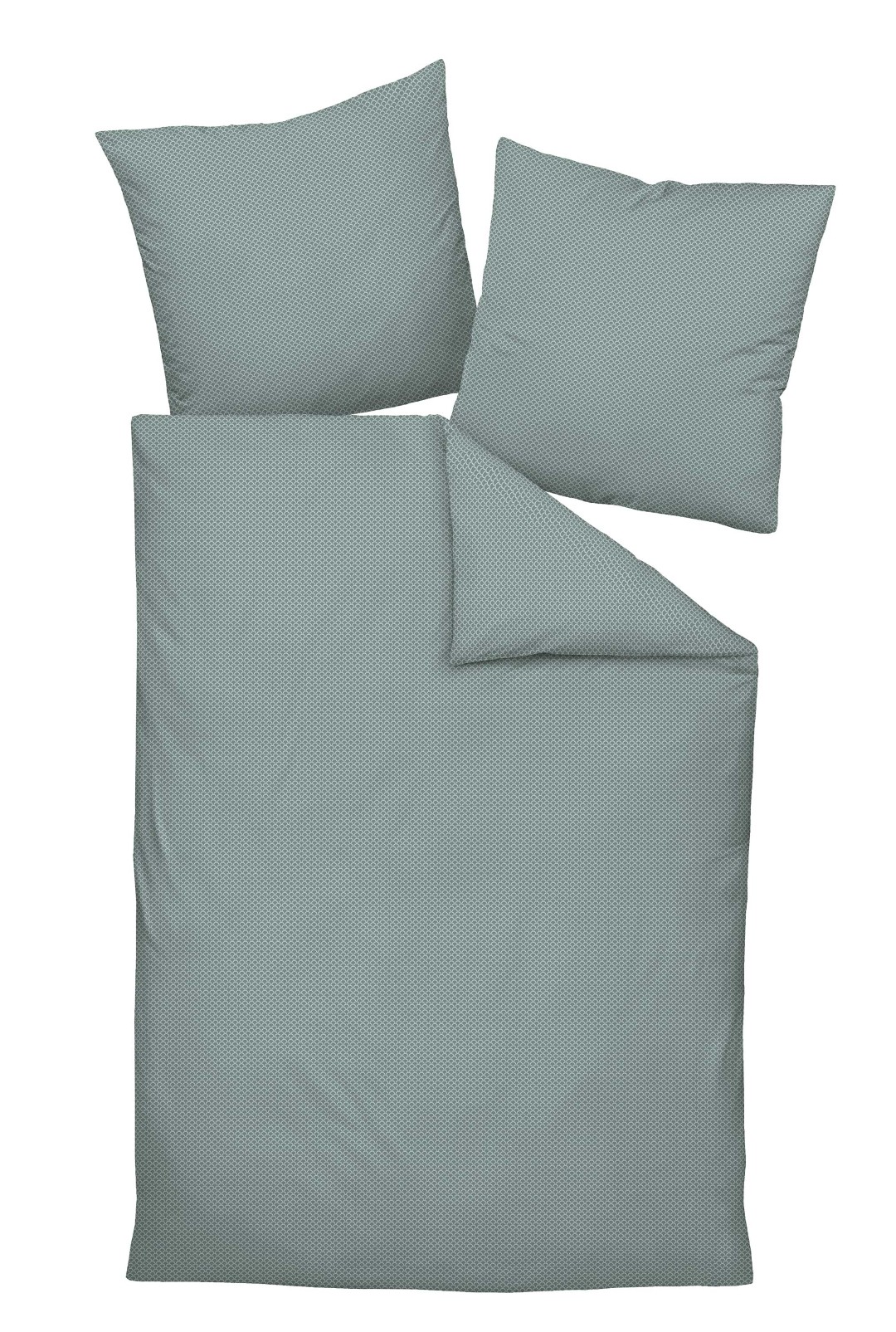 Bettwäsche Jersey Classic Interlock Feinjersey salbeigrün Baumwolle | Salbeigrün