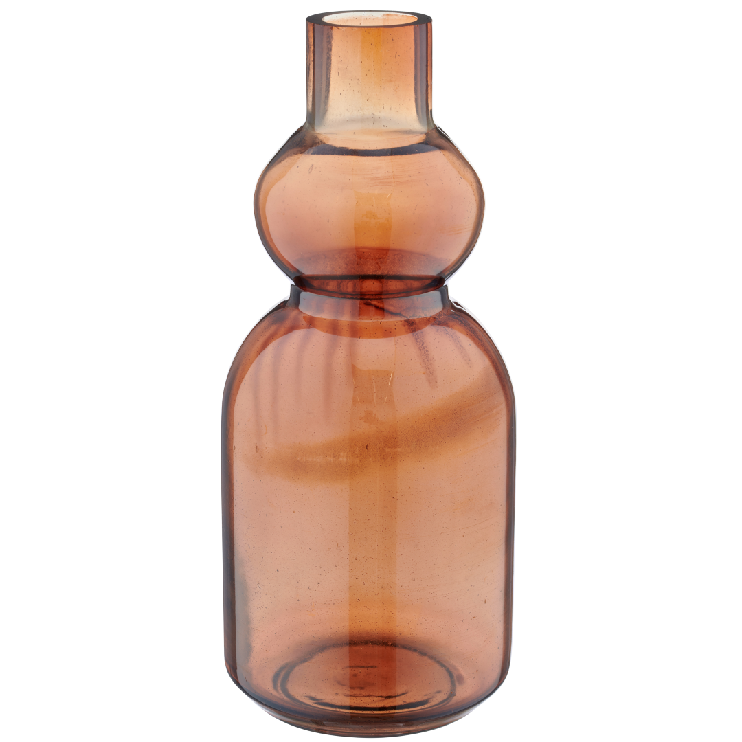 Vaso di vetro Jette in vetro arancione