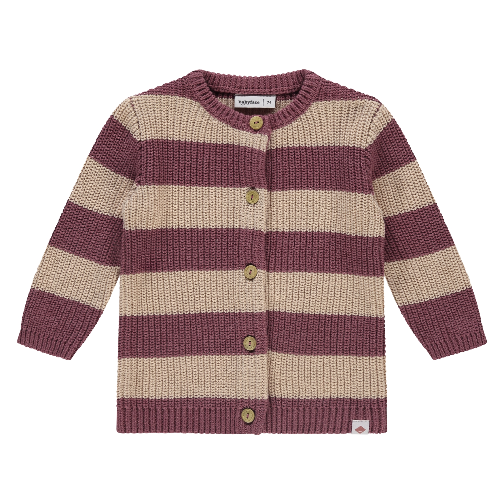 Cardigan babyface in cotone rosso