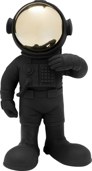 Deko Figur ASTRONAUT schwarz