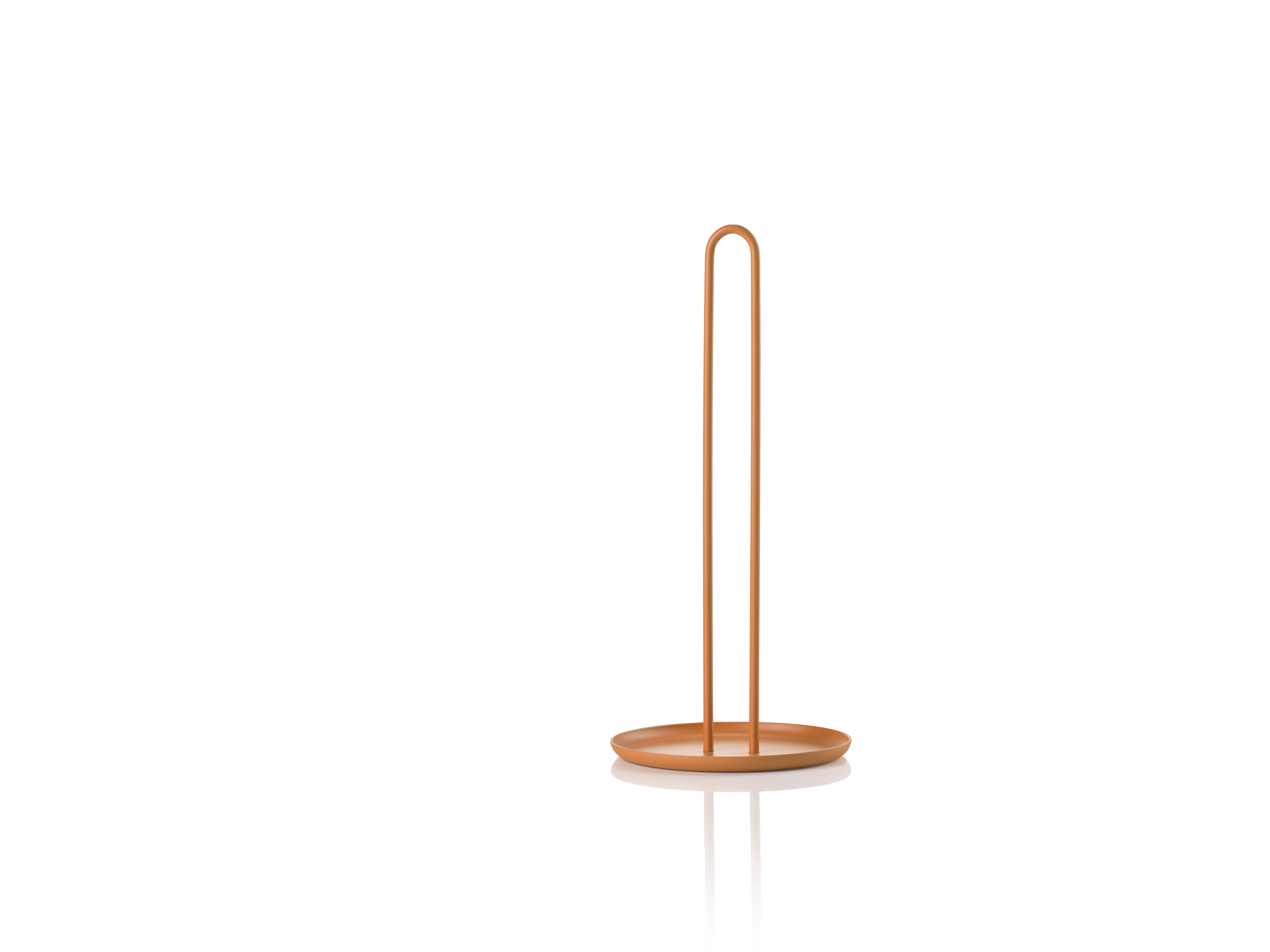 Küchenrollenhalter Singles orange Stahl