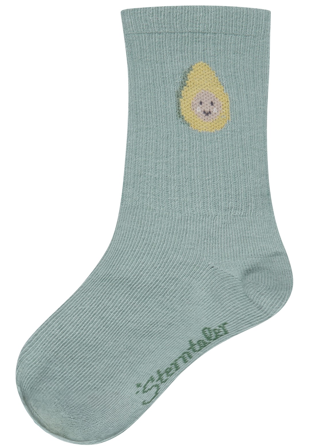 Socken Avocado grün Baumwolle Polyamid Elasthan