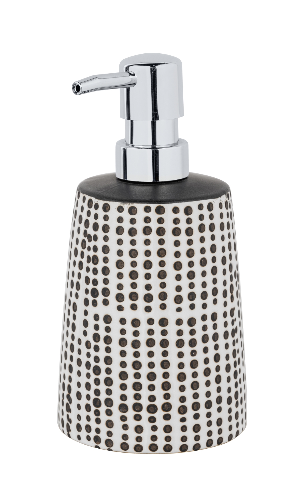 Distributore di sapone Brento in ceramica nera