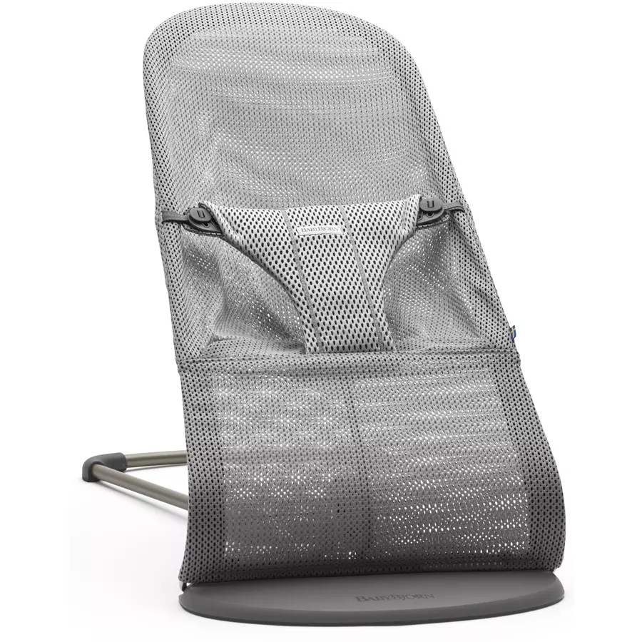 Babwippe Bliss grau Stoff