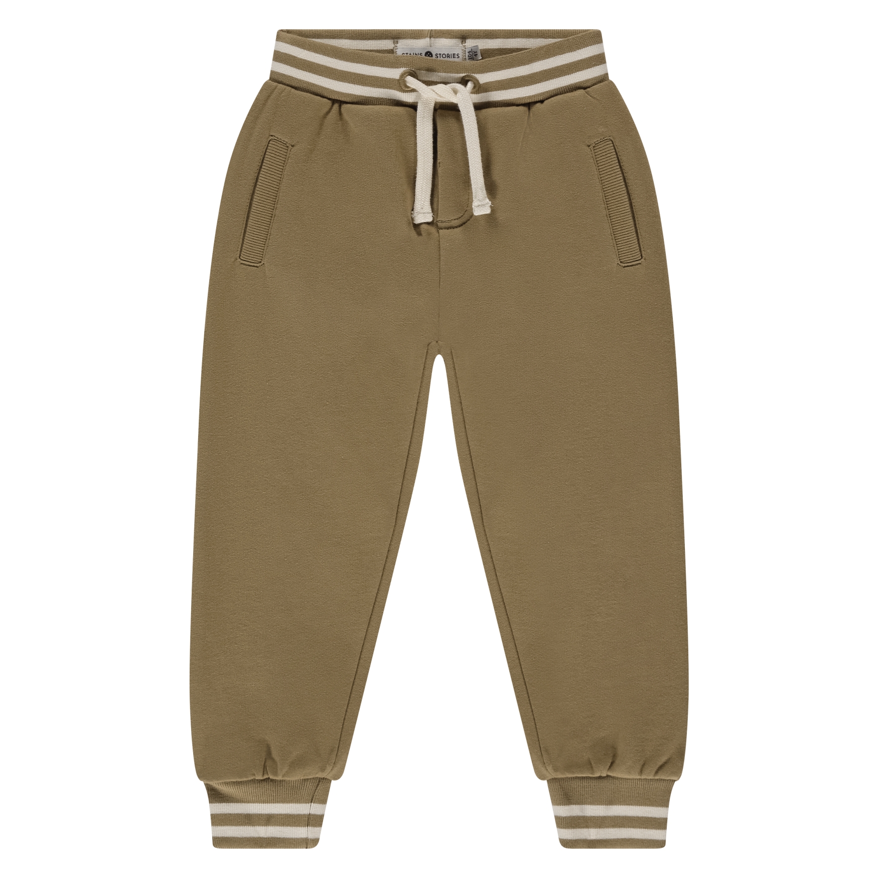 Pantaloni in cotone marrone Boys Stains and Stories
