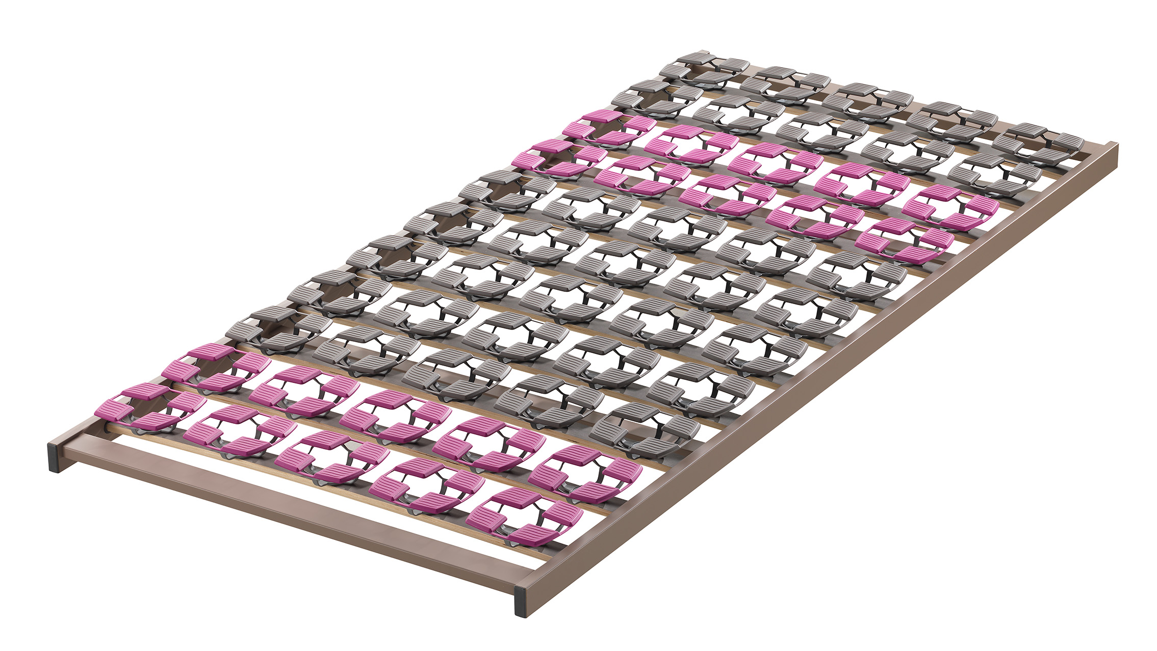 Lattenrahmen Aviono Flex braun pink Holz