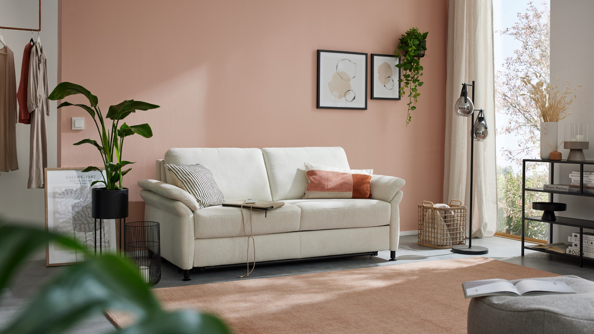 Schlafsofa Interliving 4700 natur Stoff