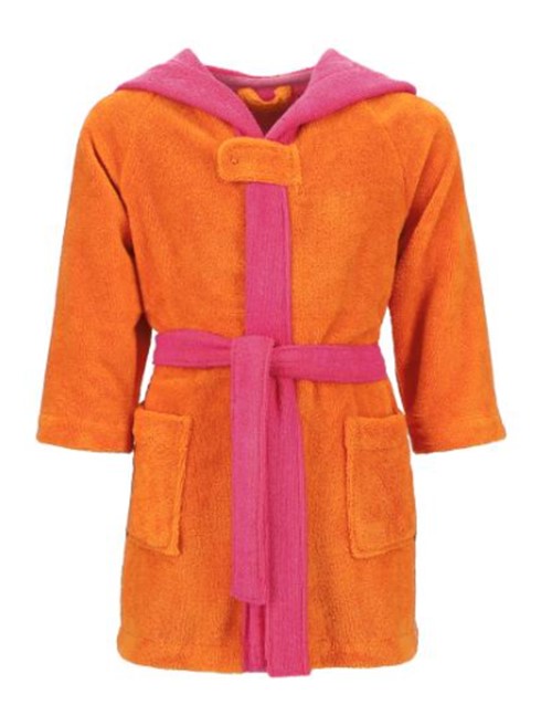 Kindermantel Bixie orange Frottee