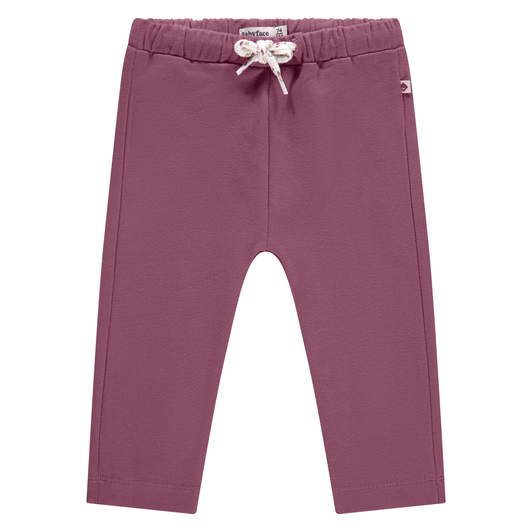 Pantaloni Baby Babyface rosso cotone elastan