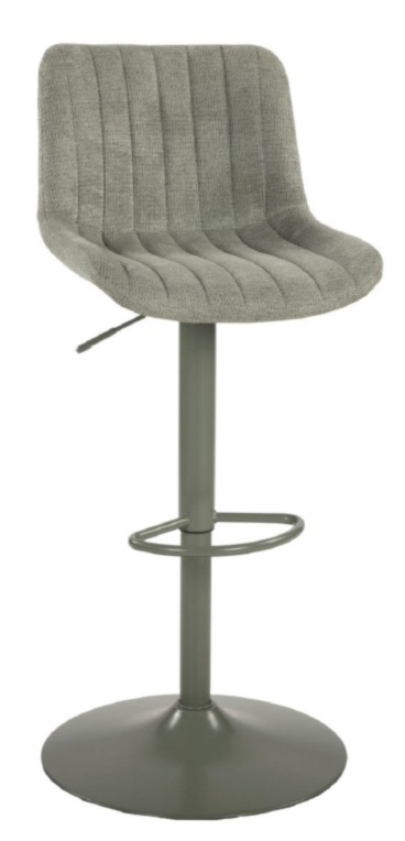 Barhocker Kelly grün Stoff Metall