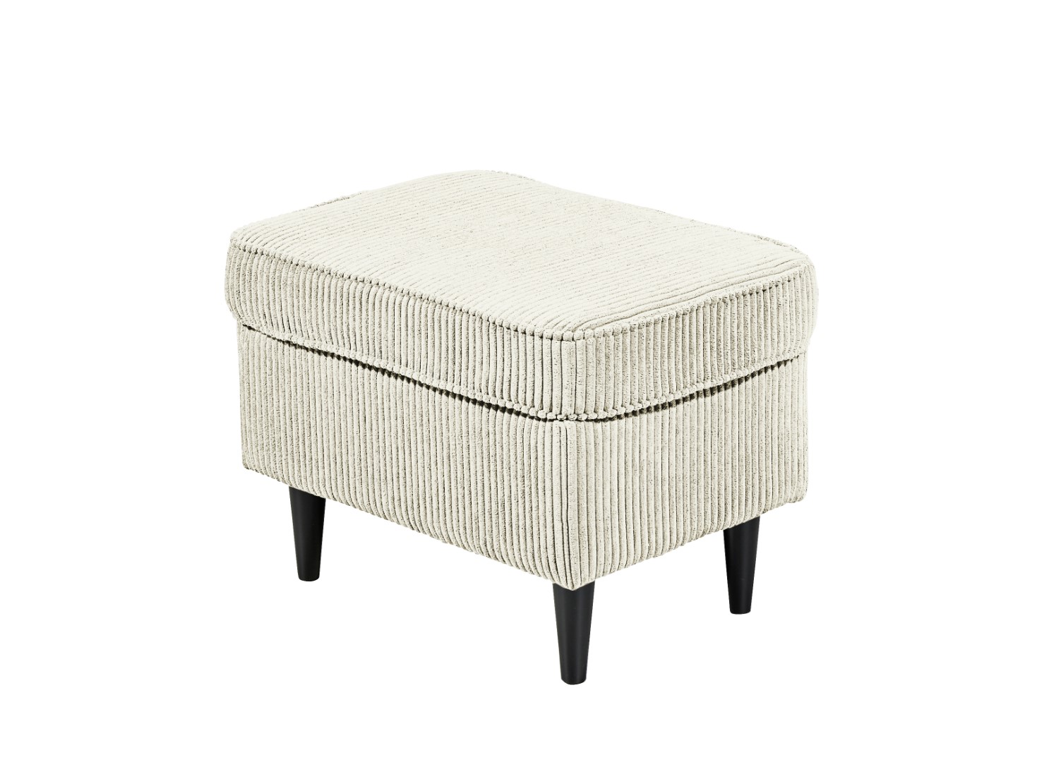 Hocker Oskar 5 creme Stoff