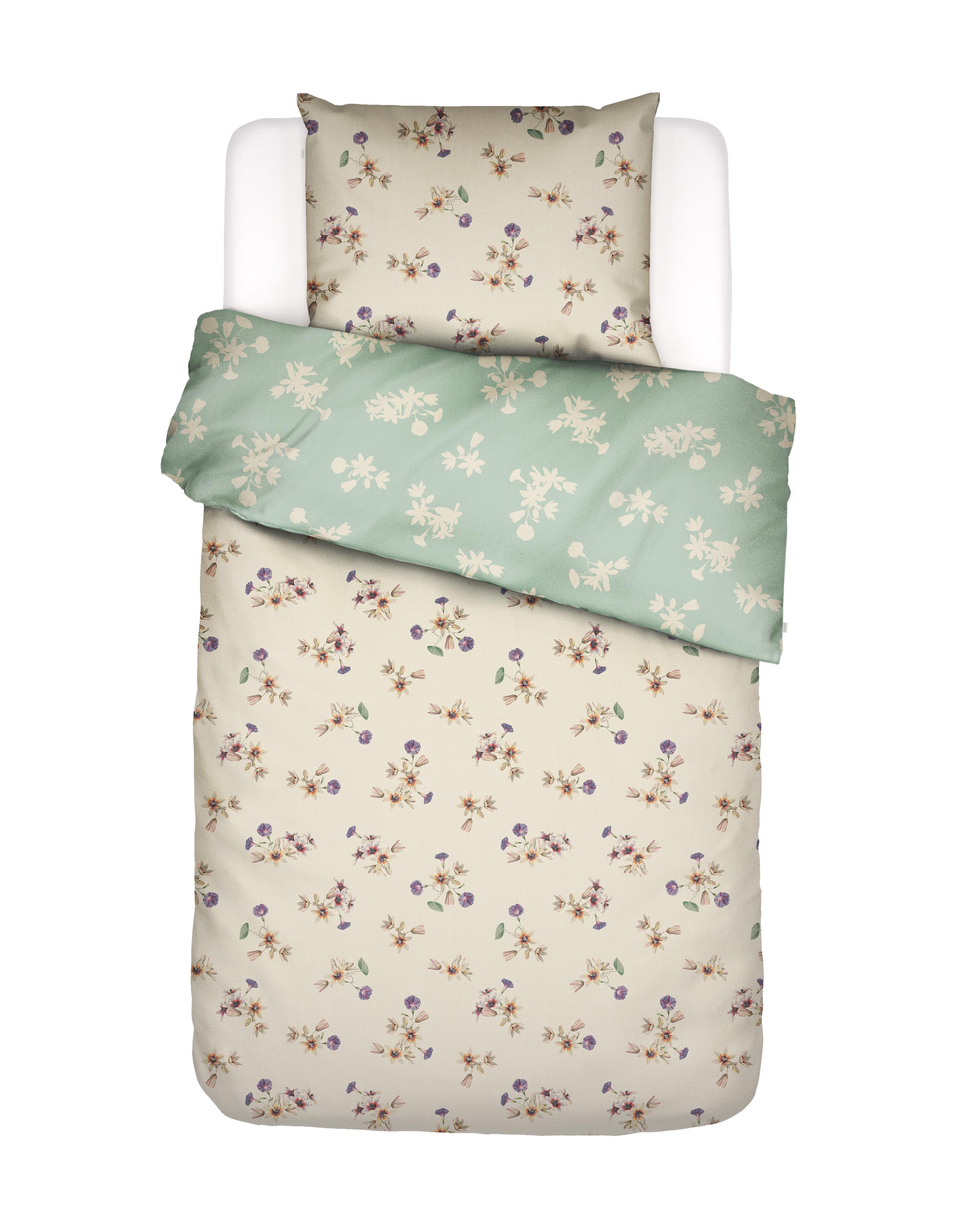 Biancheria da letto in cotone giallo Fiora