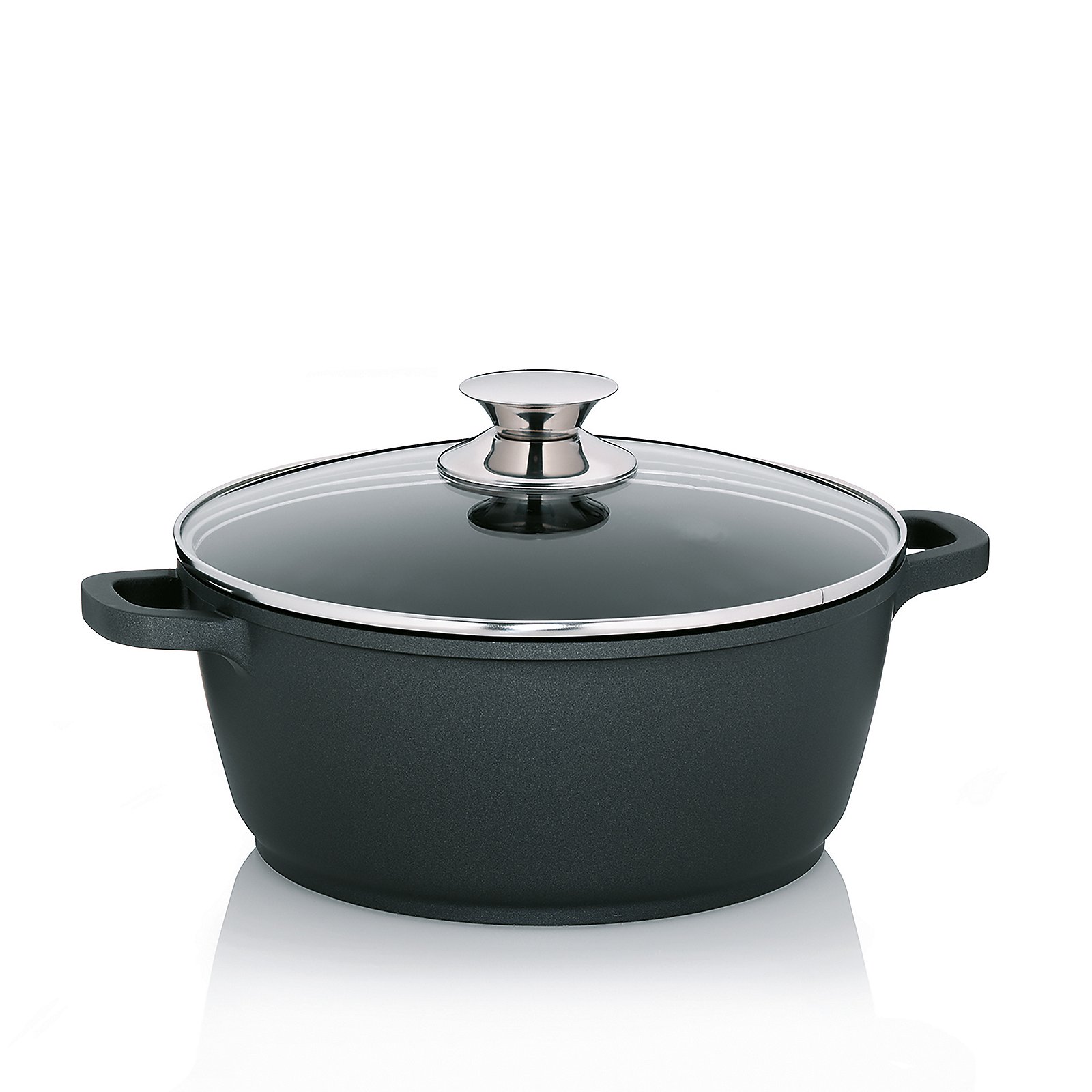 Fleischtopf Kerros schwarz Aluguss