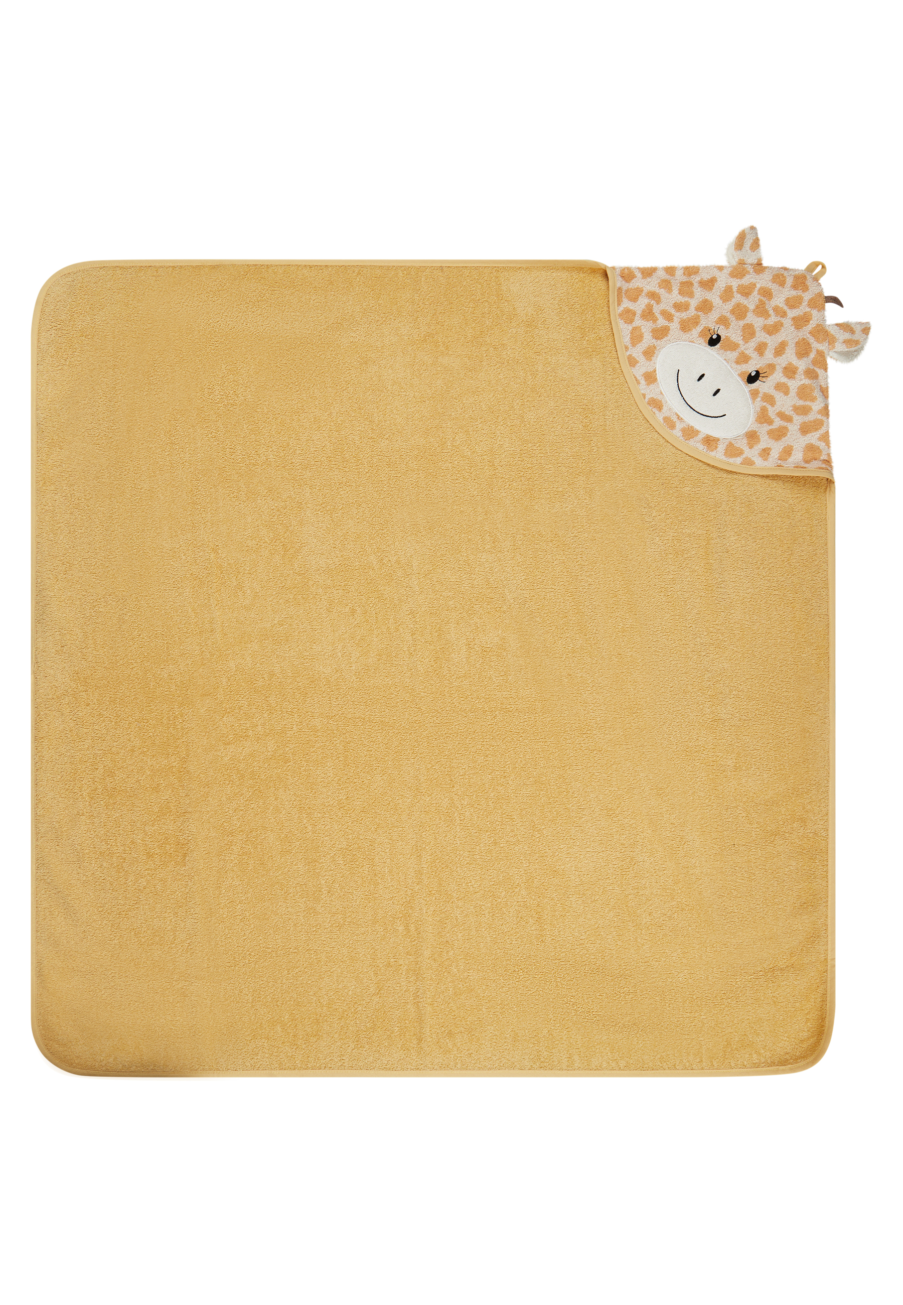 Kapuzenbadetuch Giraffe Kaya beige Baumwolle