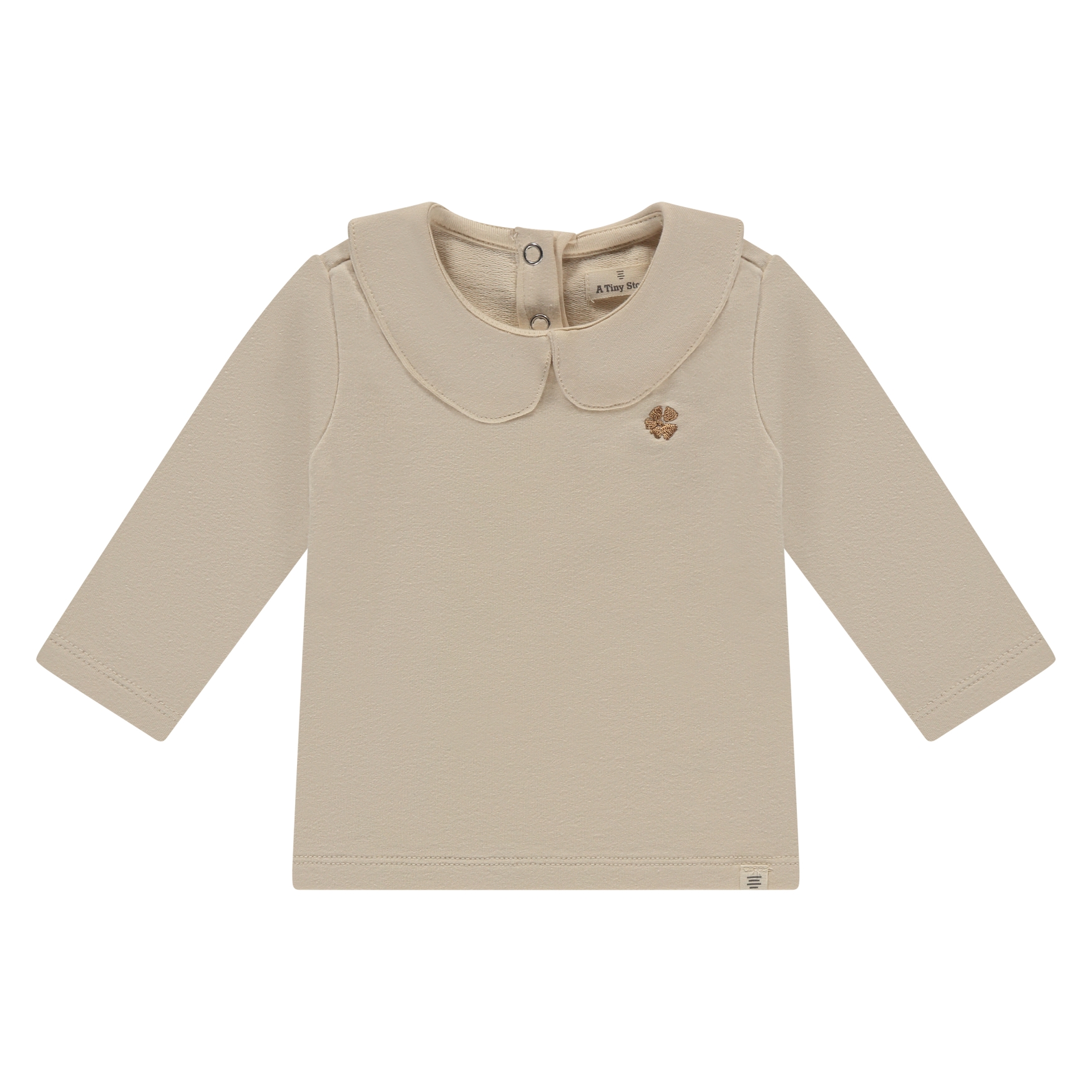 Baby Langarmshirt Babyface weiß Baumwolle Elasthan