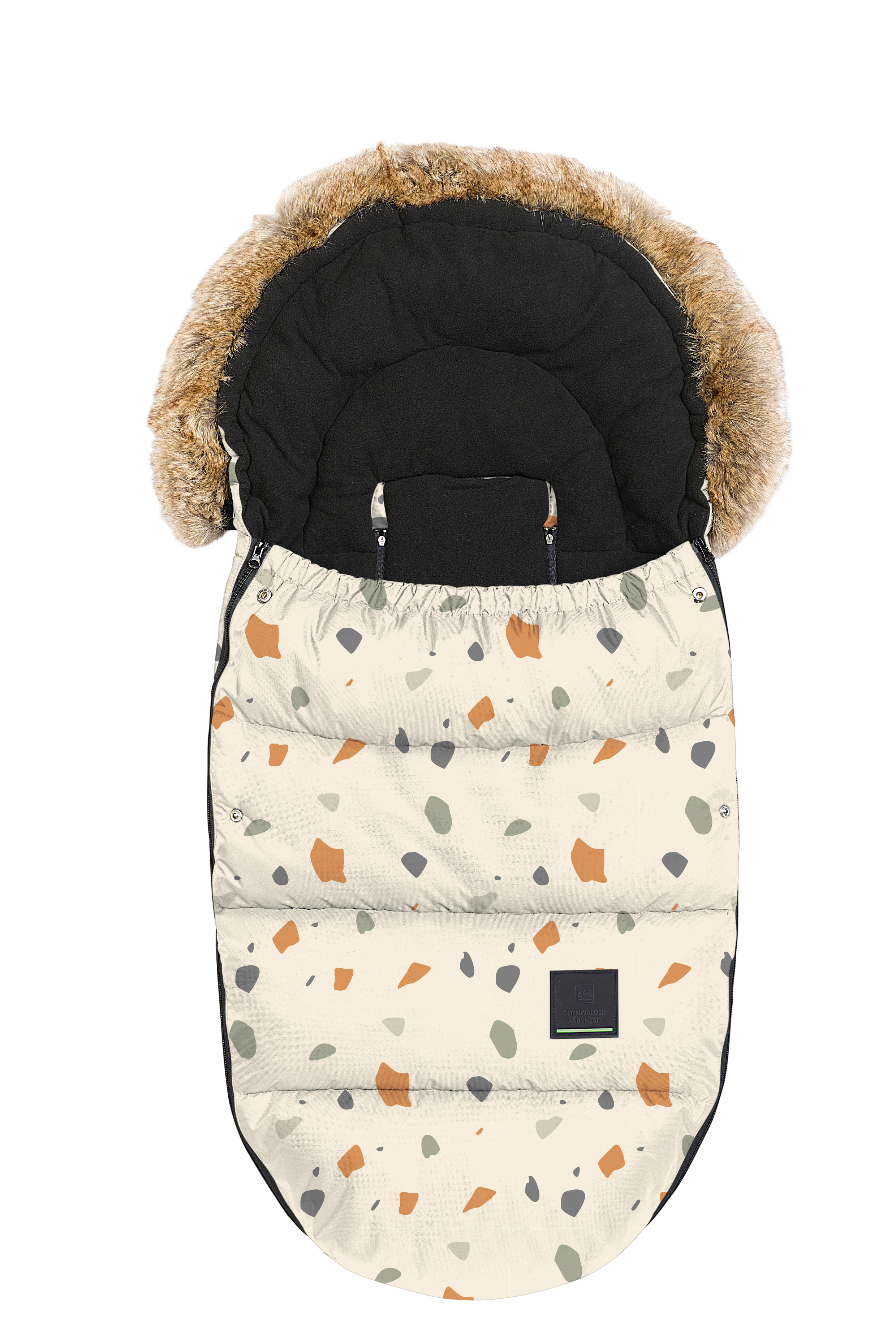 Fußsack Marlon ivory sand Stoff