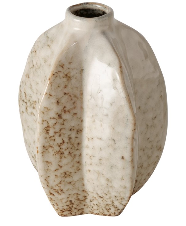 Vase Arquette Steinzeug creme