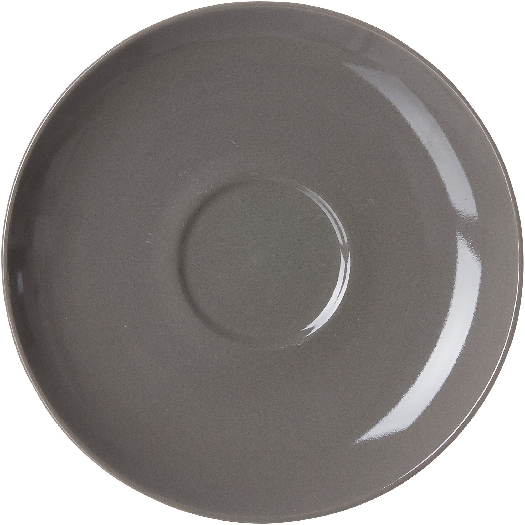 Untertasse STANDARD Braun Porzellan