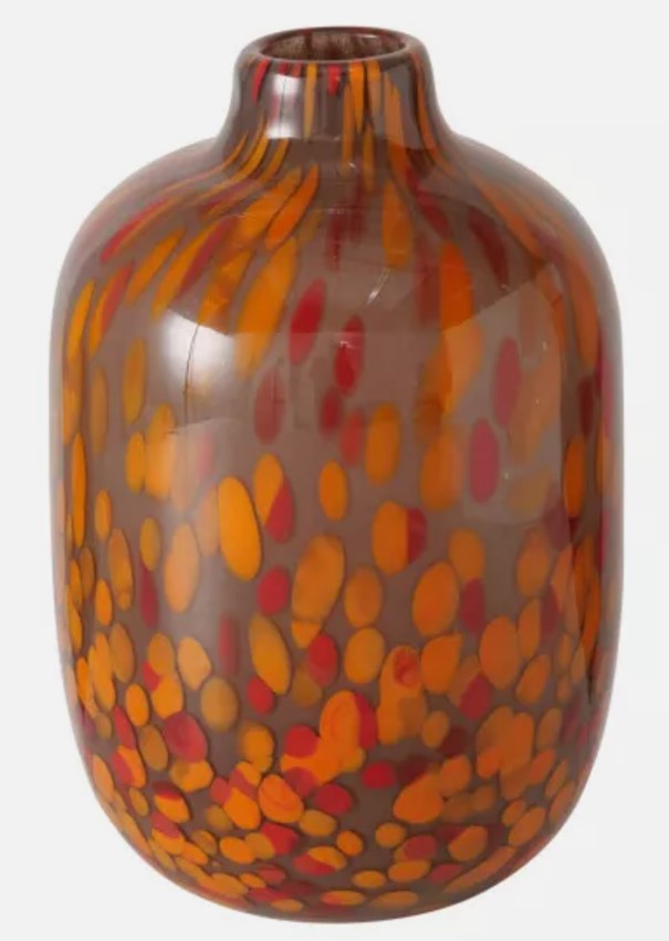 Vase Rossa orange Glas