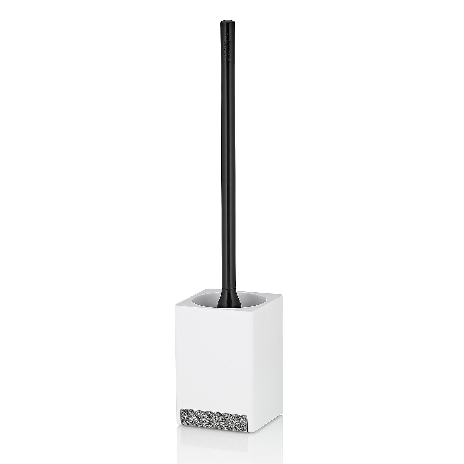 WC-Garnitur Cube weiß Polyresin