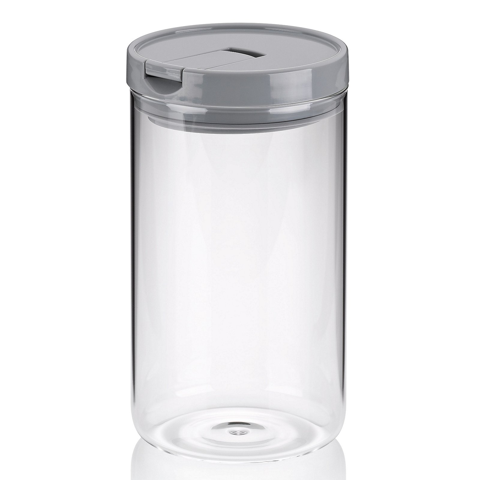 Vorratsdose Arik hellgrau Glas