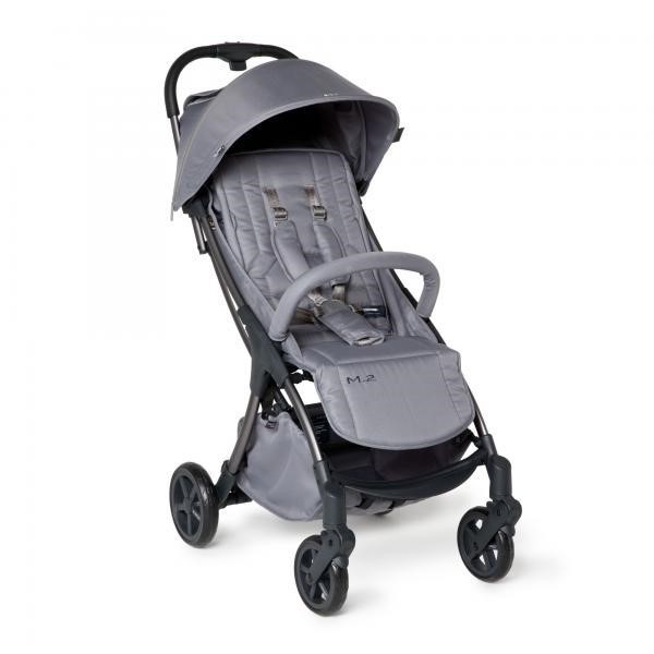 Passeggino M2 in tessuto grigio alluminio